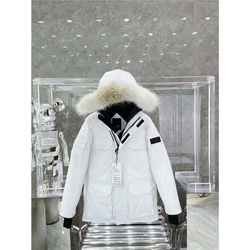 High Version New Goose Down Jacket Expedition Men and Women Canada Thickened Jacket Wolf Hair