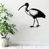 1pc Ibis Metal Wall Art, Graceful Bird Statue Mural for Easter Thanksgiving, Weatherproof Iron Decor for Patio Garden Fence, Charming Outdoor Ornament