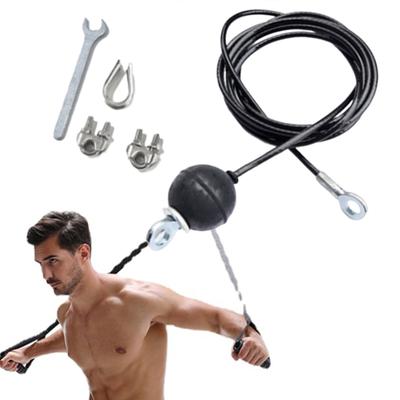 Náhradní posilovací lanko Nastavitelné fitness stahovací ocelové lanko pro kabelový stroj Domácí vybavení Kladkový systém