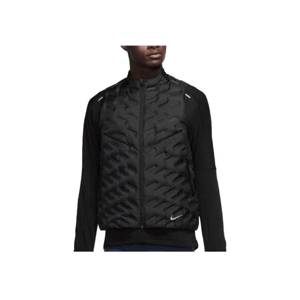 Nike Therma-Fit Adv Repel Leichte Wasserdichte Lauf-Daunenweste Herrenwesten Schwarz DD5696-010