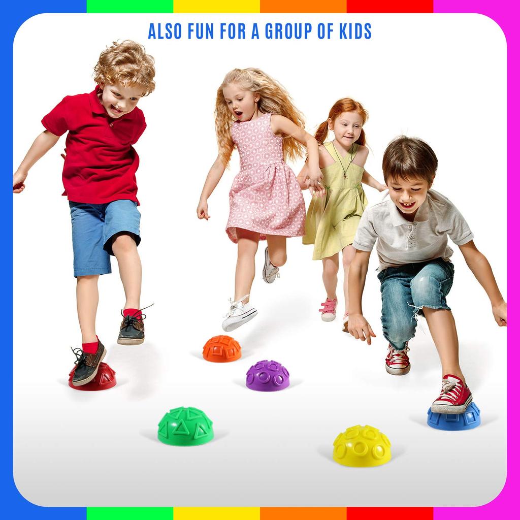 Yes4All Balanční podložka Geometrická balanční podložka Půlkruhová cvičební míč s rukou 6 Základní váha Rovnováha Masáž nohou Importováno ze Sady, Pumpa, Barvy,