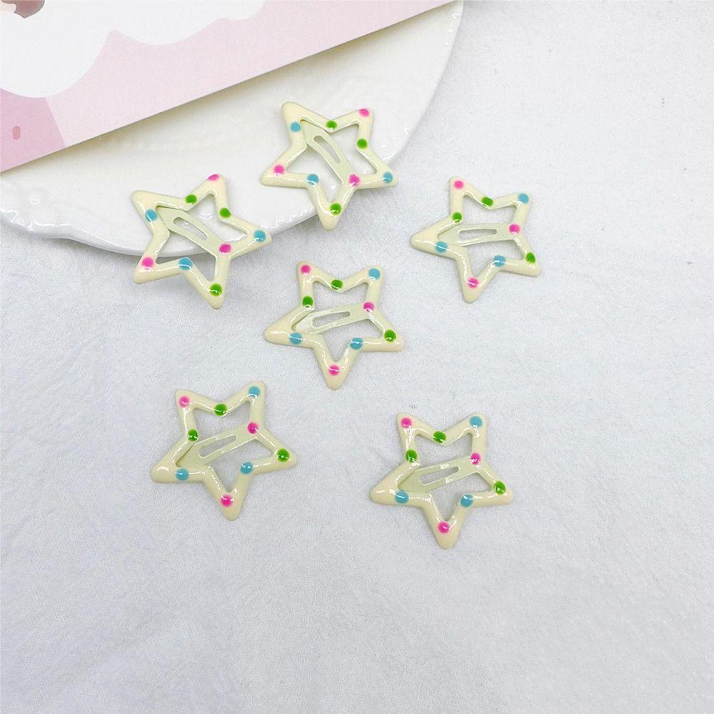 

Barrettes Headwear Korean Style Hairpins Metal Hair Clips Female Hair Accessories Star Hairpin Set