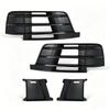Front Bumper Fog Light Grilles Matte Black Weather Resistant High Durability for  Q7 Exterior Auto Parts