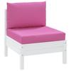 Pallet Cushions 2 Pcs Pink Oxford Fabric