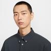 Nike SS24 Life Solid Color Sports Casual Comfortable Soft Lightweight Short Sleeve Shirt Men shirts Coal-Black FN3223060