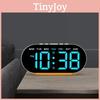 Modern Led Digital Alarm Clock With Temperature Calendar And Night Light For Bedroom Decor