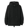 2024 Herren Übergröße Samtgefütterter Hoodie: Trendig, Locker geschnitten, Reine Farbe für Herbst & Winter