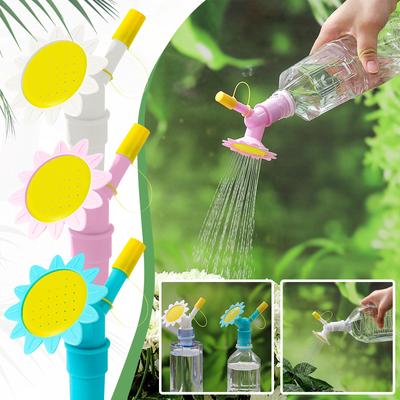 Bottle Cap Sprinkler, Double Head Bottle Watering Spout, Watering Can Sprinkler Head For Indoor Seedlings Plant, Garden Tool