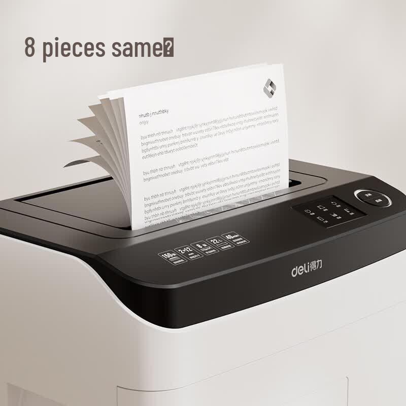 Deli High-Security Automatic Commercial Paper Shredder CN plug (adapter included)