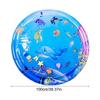 100cm Water Sensory Play Mat Thickened Inflatable Water Mat For Cat And Dog Pet Playmat With Sea Ocean Theme Sensory Water Pad