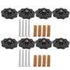 2Set Leveling Kit M4 Nut Screw with Spring Fit for Creality CR‑10 CR‑10s Ender 3 Hot Bed