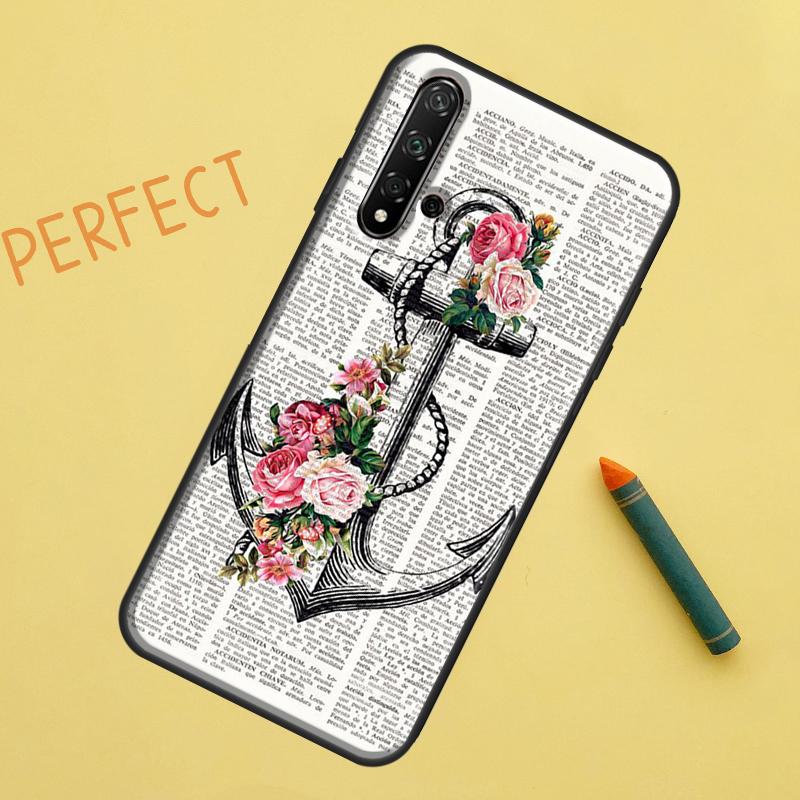 Anchor Sea Beach For Huawei Nova 5T 9 10 SE 7i 8i 11i 12i Y60 Y61 Y70 Y72 Y73 Y90 Y91 P20 P30 P40 Lite Case