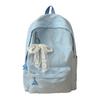 Schultasche Koreanische Version Einfach Einfarbig Mädchen Rucksack Outdoor Freizeit Rucksack Mittelschüler Campus Schultasche Große Kapazität Rucksack