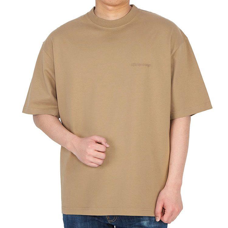 Balenciaga SS21 T Shirt Men's Khaki 612966TJV879504