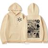 Bring Me the Horizon Hoodie BMTH Heavy Metal Rock Band Hoodie Men's Retro Long-sleeved Hoodie Y2k Short Sleeves Classic