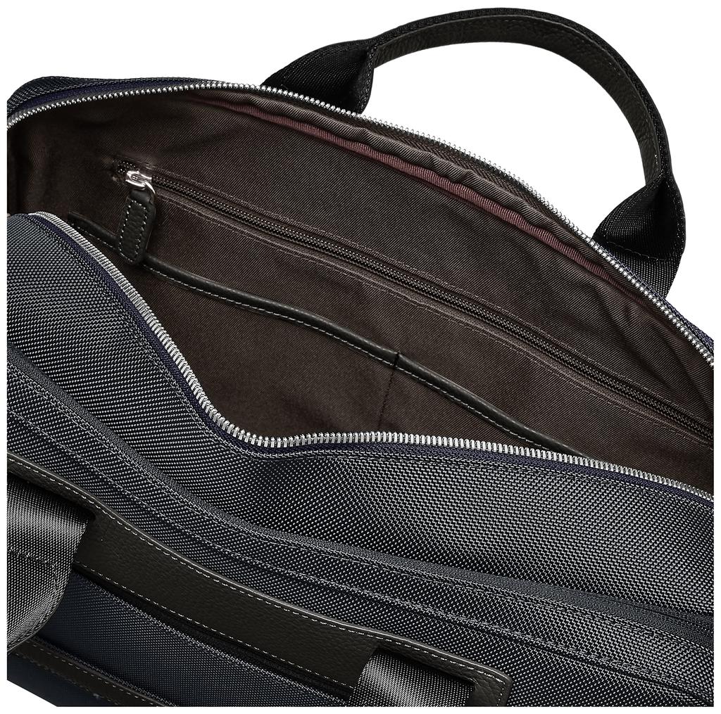Samsonite Black Label Euston II Double Compartment Briefcase, Men's, HX341003, Navy