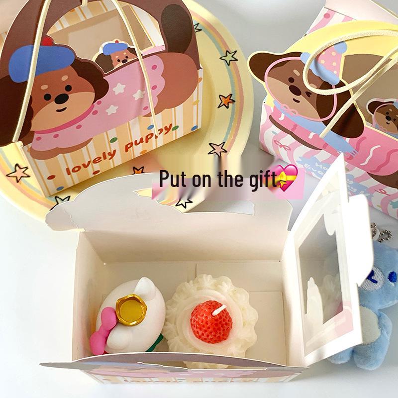 Adorable Cartoon Puppy Gift Box: Creative Candy Packaging & Birthday Storage Solution