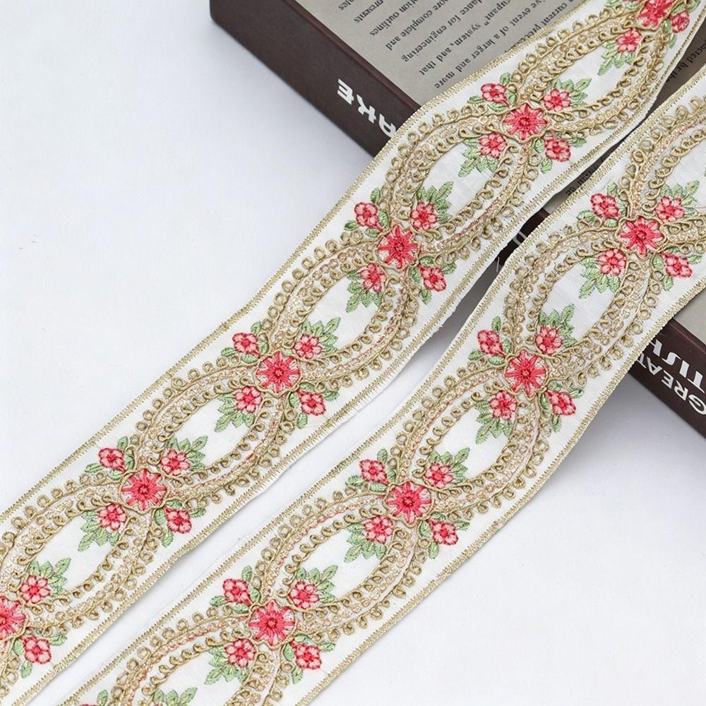 4.5cm Width Sequin Lace Trim 15 Yards Length Clothing Lace Webbing  For Clothing Hemlines