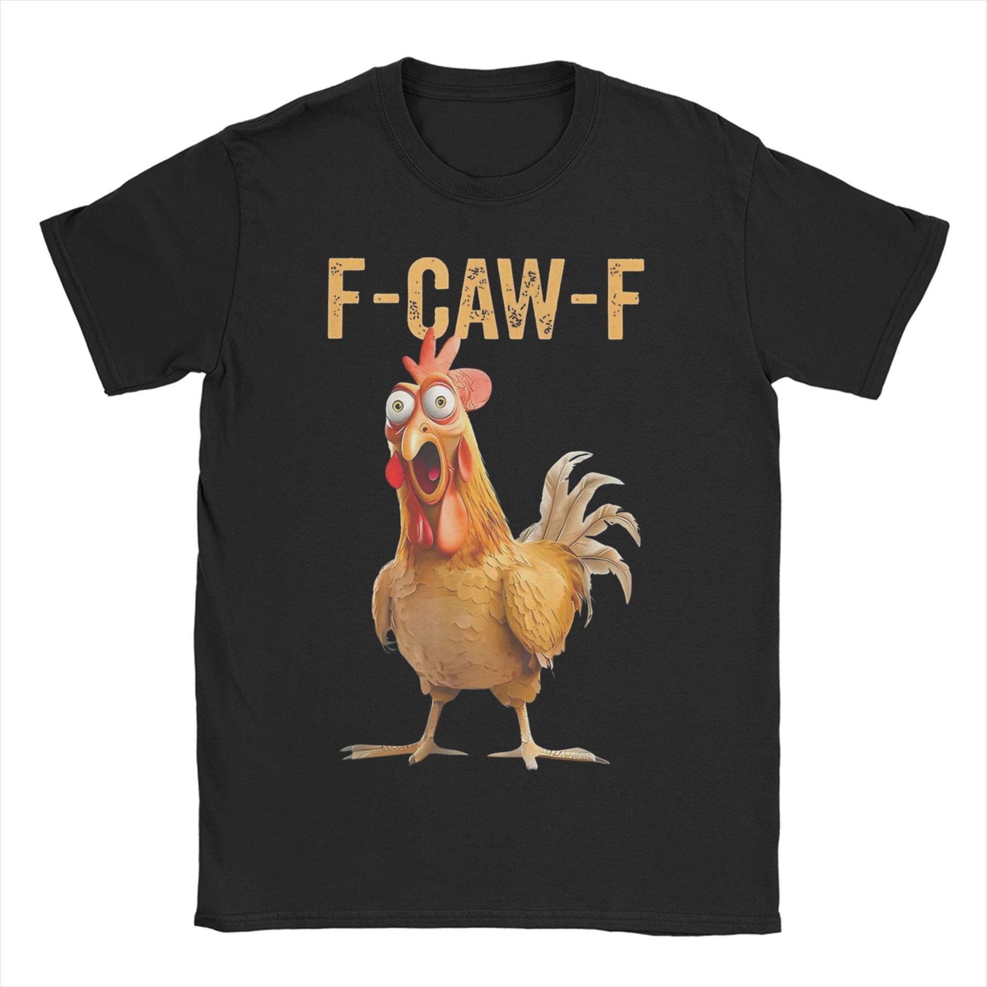 

Interesting FCawF Chicken FCAWF Accessories Unisexs and Womens Tshirt Graphic Printing Vintage Clothes T Shirt Women S