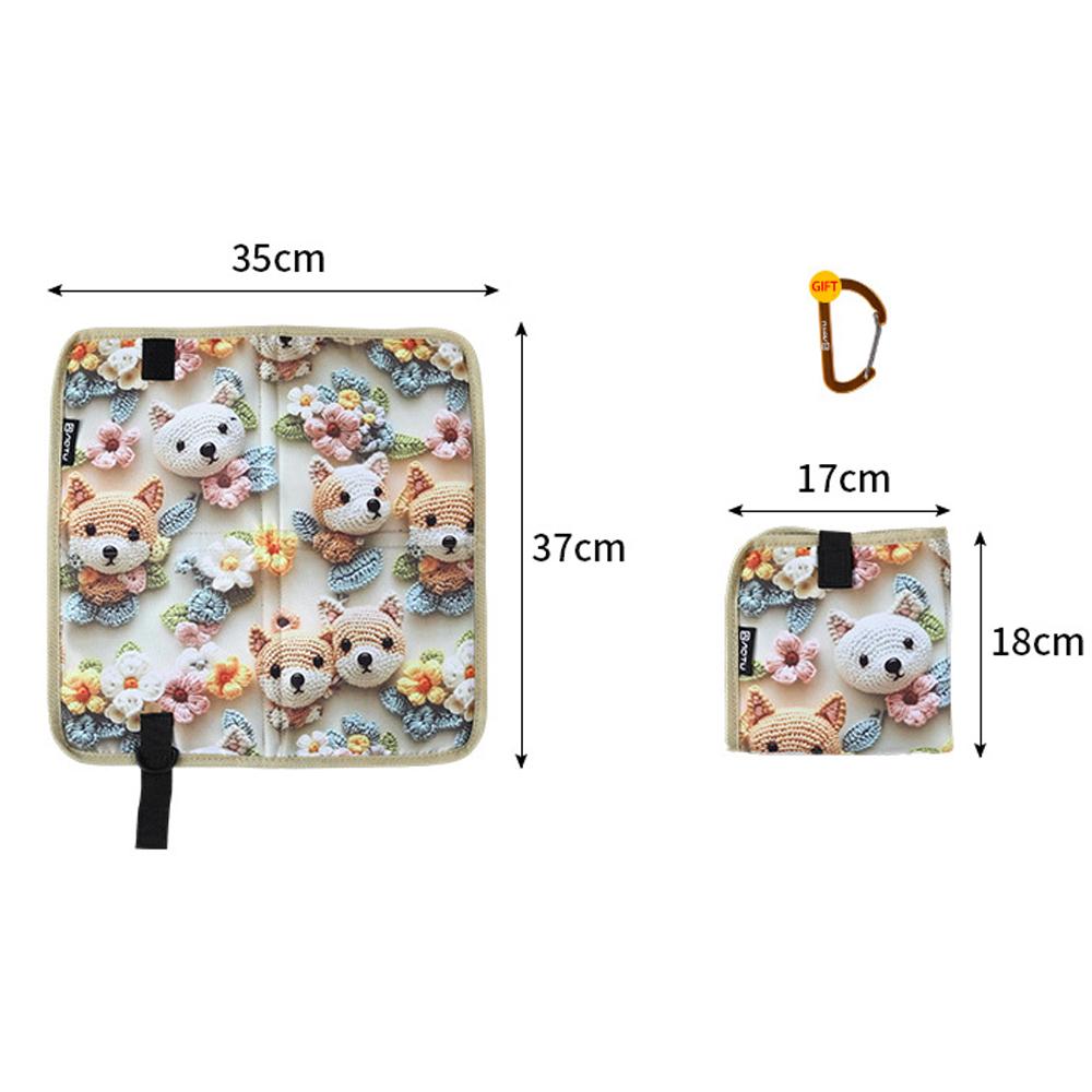 

Outdoor Folding Seat Cushion Portable Children s Picnic Mat Moisture-proof And Waterproof Thickened Camping and Hiking Mat