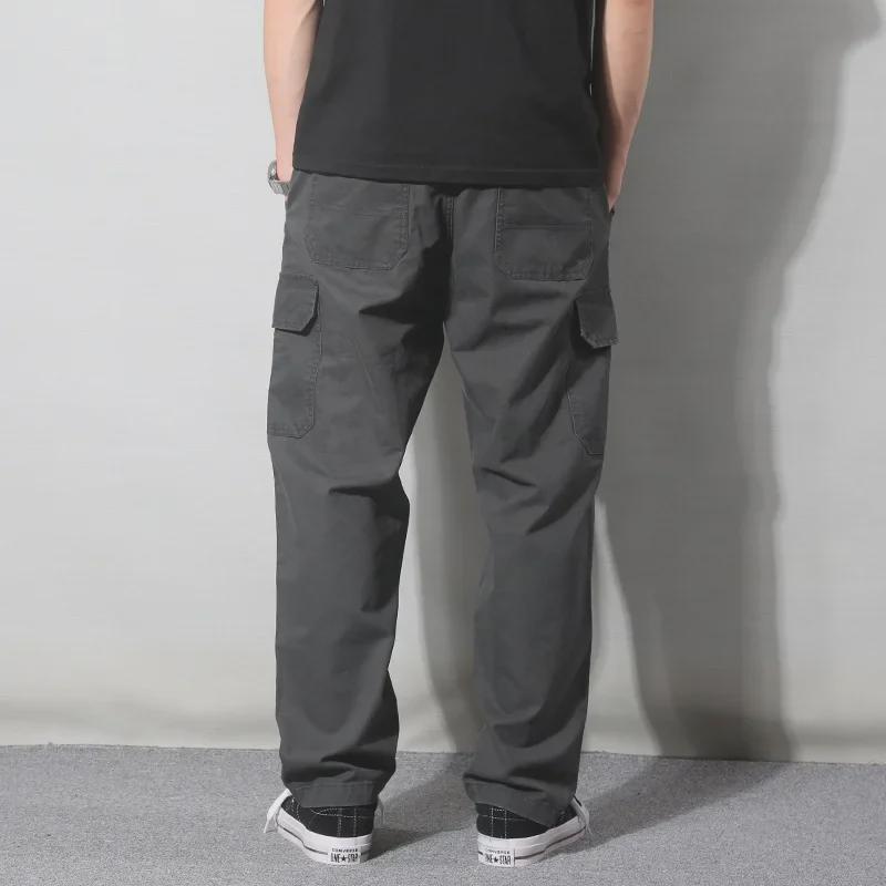 Men's Spring Retro Multi-Pocket Cargo Pants - Loose & Casual High Street Style