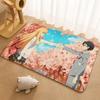 Your Lie In April Floor Mat Floor Mat Soft Flannel Non-Slip Door  Rug for Living Room