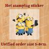 Minionses Birthday 1-9 Number T-shirt Clothing Baby Cartoon Anime Short Sleeve Party Cute Shirts Summer Casual Tee Top Gifts