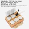Professional Coffee Pod Replacement For CitiZ D112 C112 C60 C60P Refillable Filter Pod Coffee Pod Aluminum Tamper
