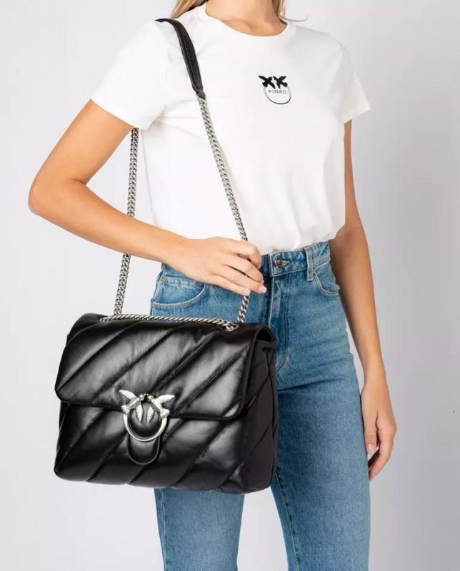 Pinko Luxury Messenger Bag Love BIG Puff Maxy