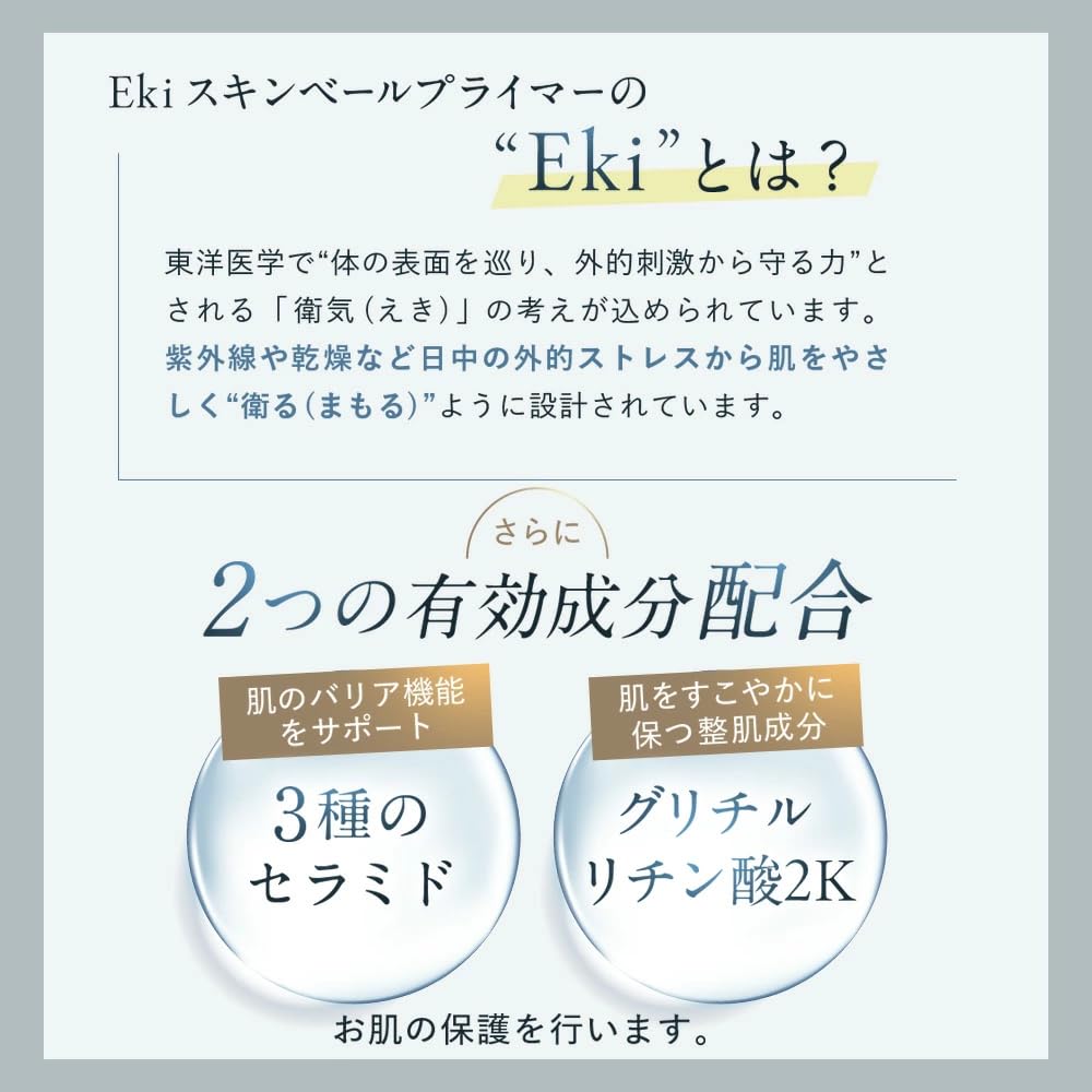 Eki Skin Veil Daytime Beauty Pore Ginza Haritch [Official Manufacturer] Primer, Serum, Cream, Cleansing,