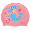 Dinosaur Kids' Waterproof Silicone Swim Cap – Comfortable Fit, Ear & Hair Protection, Cute Cartoon Design for Boys & Girls