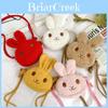 Adorable Plush Bunny Children's Crossbody Bag Mini Size For Toddlers With Waterproof Features