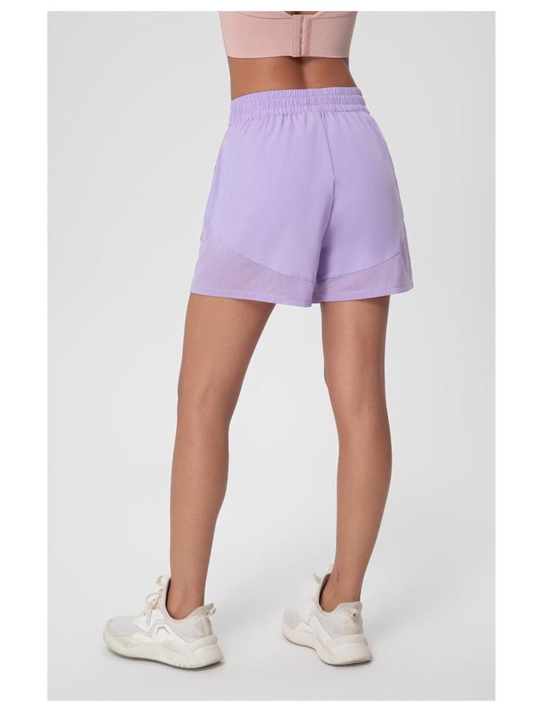 Spot Women's Summer Quick-Drying Sports Shorts - Casual Mid-Length Loose Fit, Wide-Leg, Anti-Exposure, European & American Douyin Trend Style