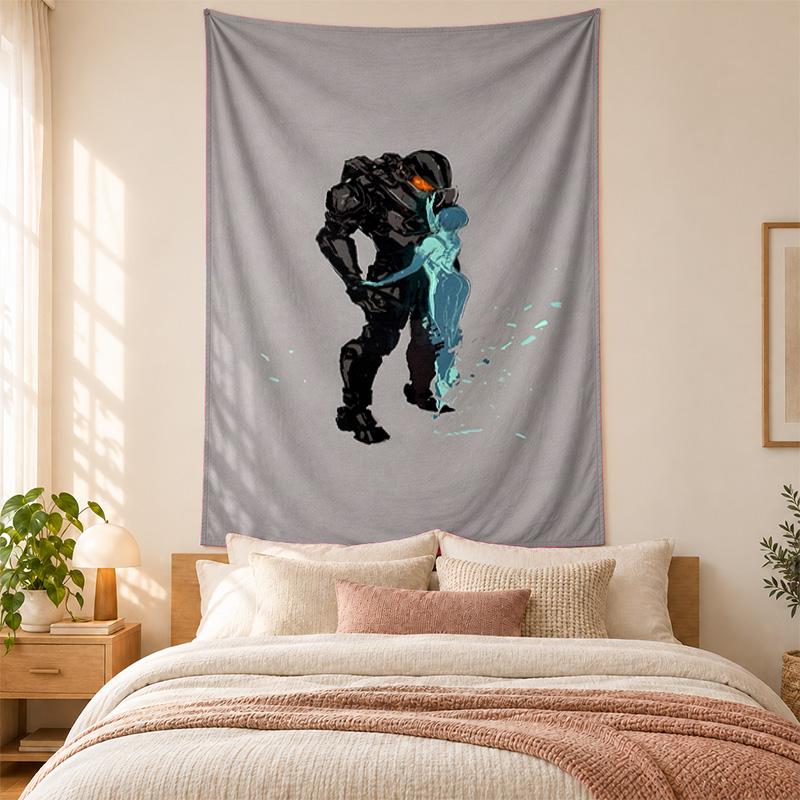Cortana Tapestry highquality for decorating living room bedroom dorm walls ideal as bedroom wallart orholiday gift