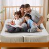 3-in-1 Bed Bridge Twin to King with Fitted Sheet|Split King Gap Filler for Adjustable Bed| 78"x 75"|White (Patent Licensing)