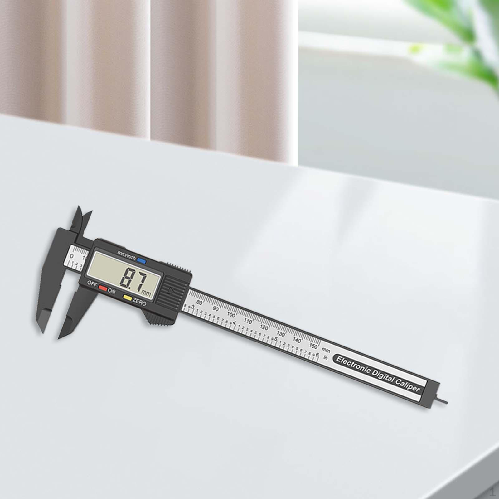 

Digital Caliper Tool 1.7 inch Accessory Large LCD Screen 0-150mm Measure Range Reliable