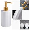 Ceramic Liquid Dispenser Refillable Container For Bath Essential Shampoo Soap Bottle