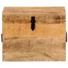 VidaXL Boîte de rangement 39x28x31 cm Bois massif d'acacia 338483