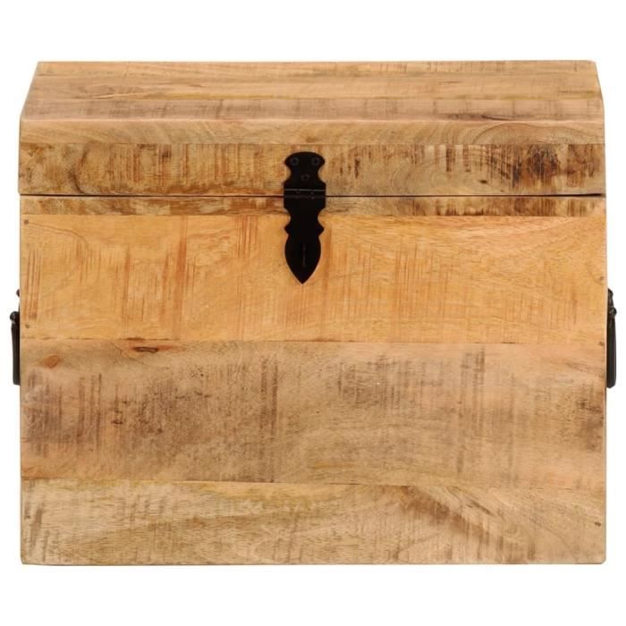 VidaXL Boîte de rangement 39x28x31 cm Bois massif d'acacia 338483