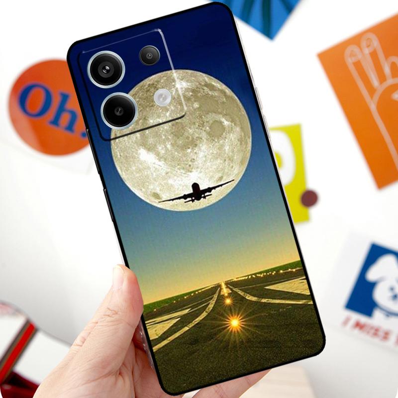 Airplane Flying Into The Sunset Funda For Xiaomi Redmi Note 14 13 10 11 12 Pro 11S 12S Case For Redmi 15 14C 10C 12C 13C 15C