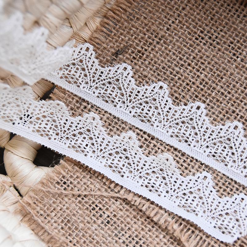 

2,5 см кружево одинарная волна край эластичный нейлон спандекс шелковая отделка для DIY одежды и нижнего белья White