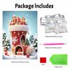 Christmas pearl painting art painting kit festive gift stocking handmade diy home decoration painting