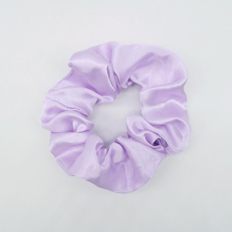 Vintage French Satin Silk Hair Tie - Retro Versatile Accessory