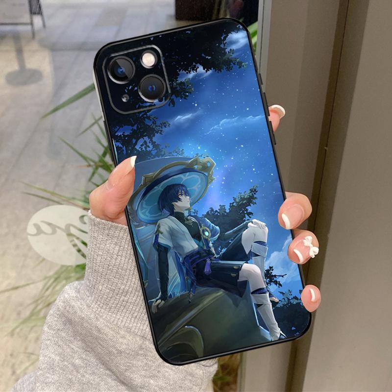 Genshin Impact Wanderer Case For iPhone 17 Pro Max 15 14 13 12 11 16 Pro Max Plus 12 13 Mini 16e 17 Air Back Cover