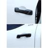 For Toyota Tundra Sequoia Tacoma 4Runner Glossy Black Carbon Fiber Chrome Car Door Handle Cover Trim Styling Auto Accessories