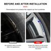 4Pcs Car Wheel Badge Sticker Emblem Decoration For BMW E36 E46 E90 E60 E39 F30 F10 F20 X5 E70 E53 G30 E91 E92 E93 E87 E83 F25