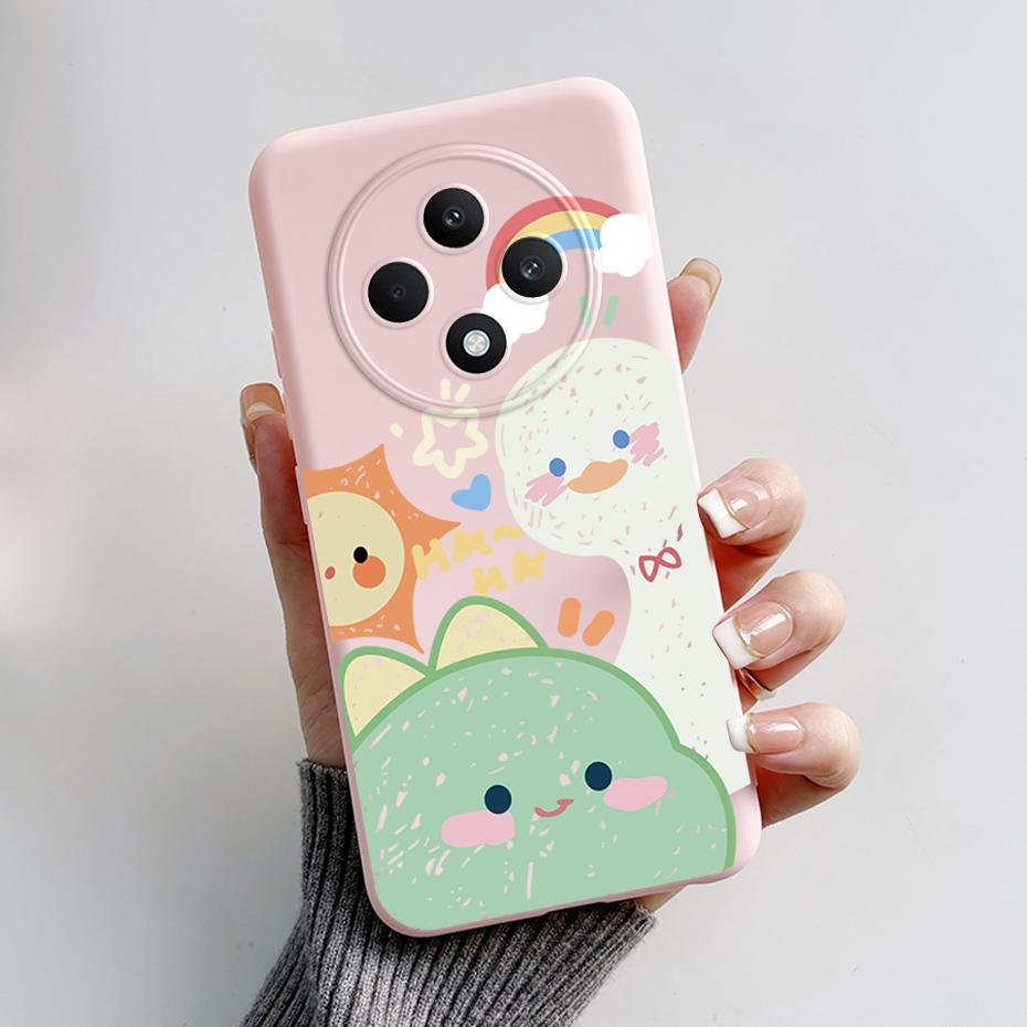 For OPPO Reno 12 FS 5G Case Bear Frog Silicone Soft Phone Cover for Oppo Reno 12 F Cases Reno12 FS Reno12FS 12 F 12F 12FS 4G 5G
