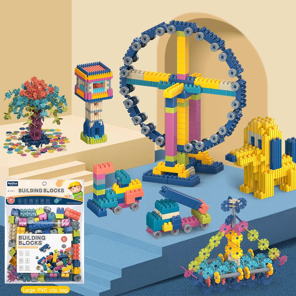 Children'S Diy Assembled Particles Building Block Kindergarten Educational Early Education 3-6 Years Old Toy Gift