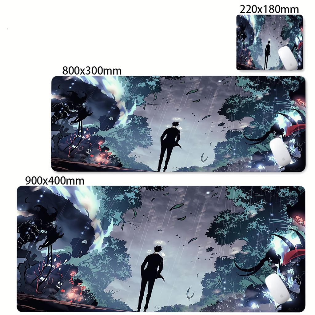Solo Leveling Anime Mouse Pad Large Gaming Nonslip Mousepads Tablet Gamer Keyboard Mat Laptop Art Mausepad Mini PC Playmat