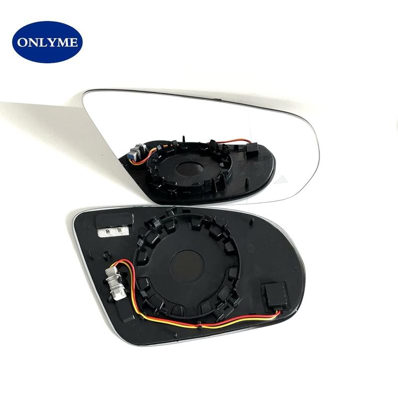 Car Led Warning Blind Spot Heated Mirror Glass for Mercedes-Benz C E S GLC Class W205 W222 W217 W213 W238 2015- LHD RHD